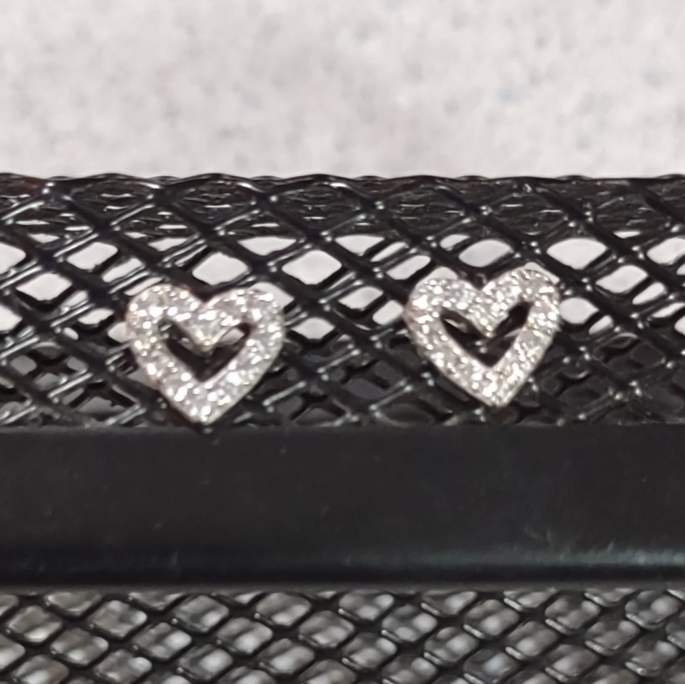 Lower Price!*CZ Heart Studs